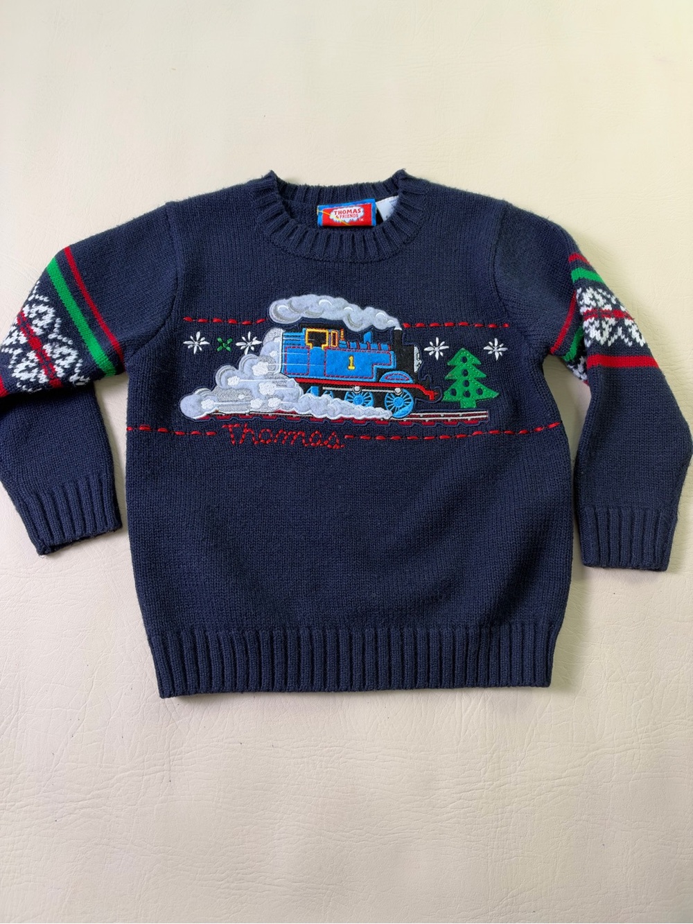 Thomas the Train Christmas sweater size 3T